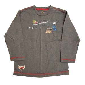 Vintage Kids Disney Cars Radiator Springs Racers Long Sleeve Tee Size YS 5/6